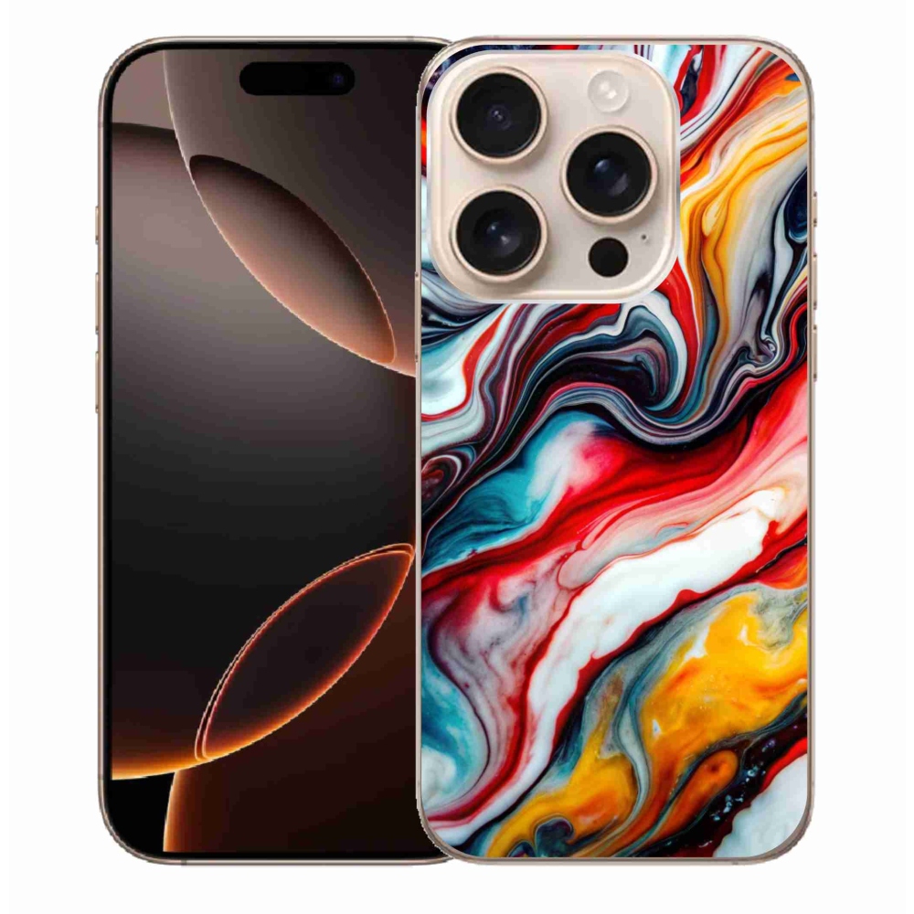 Gélový kryt mmCase na iPhone 16 Pro Max - abstraktný motív 35
