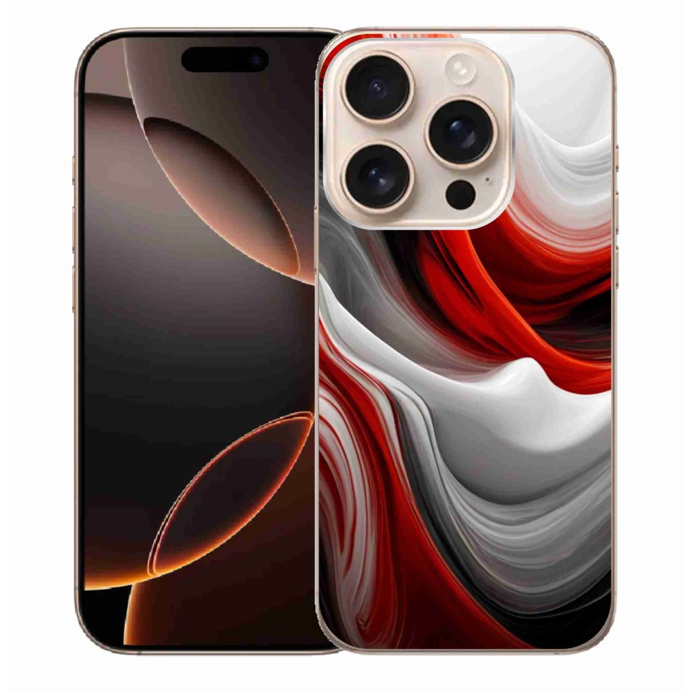 Gélový kryt mmCase na iPhone 16 Pro Max - abstraktný motív 47
