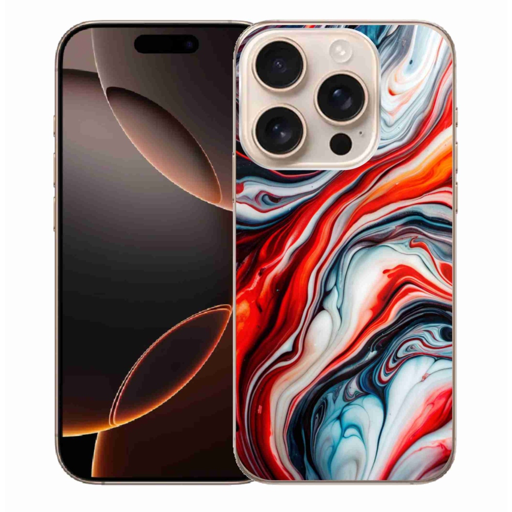 Gélový kryt mmCase na iPhone 16 Pro Max - abstraktný motív 63