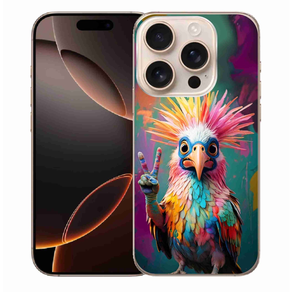 Gélový kryt mmCase na iPhone 16 Pro Max - farebný rebel