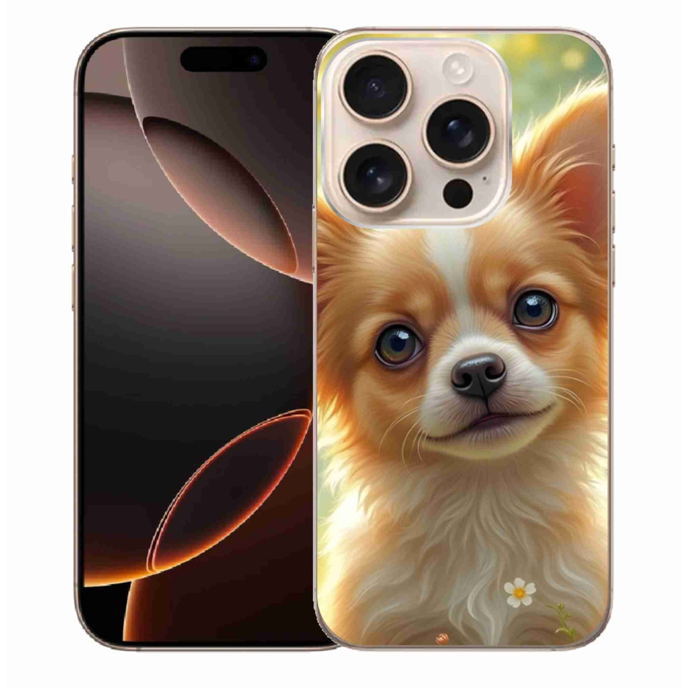 Gélový kryt mmCase na iPhone 16 Pro Max - čivava 5