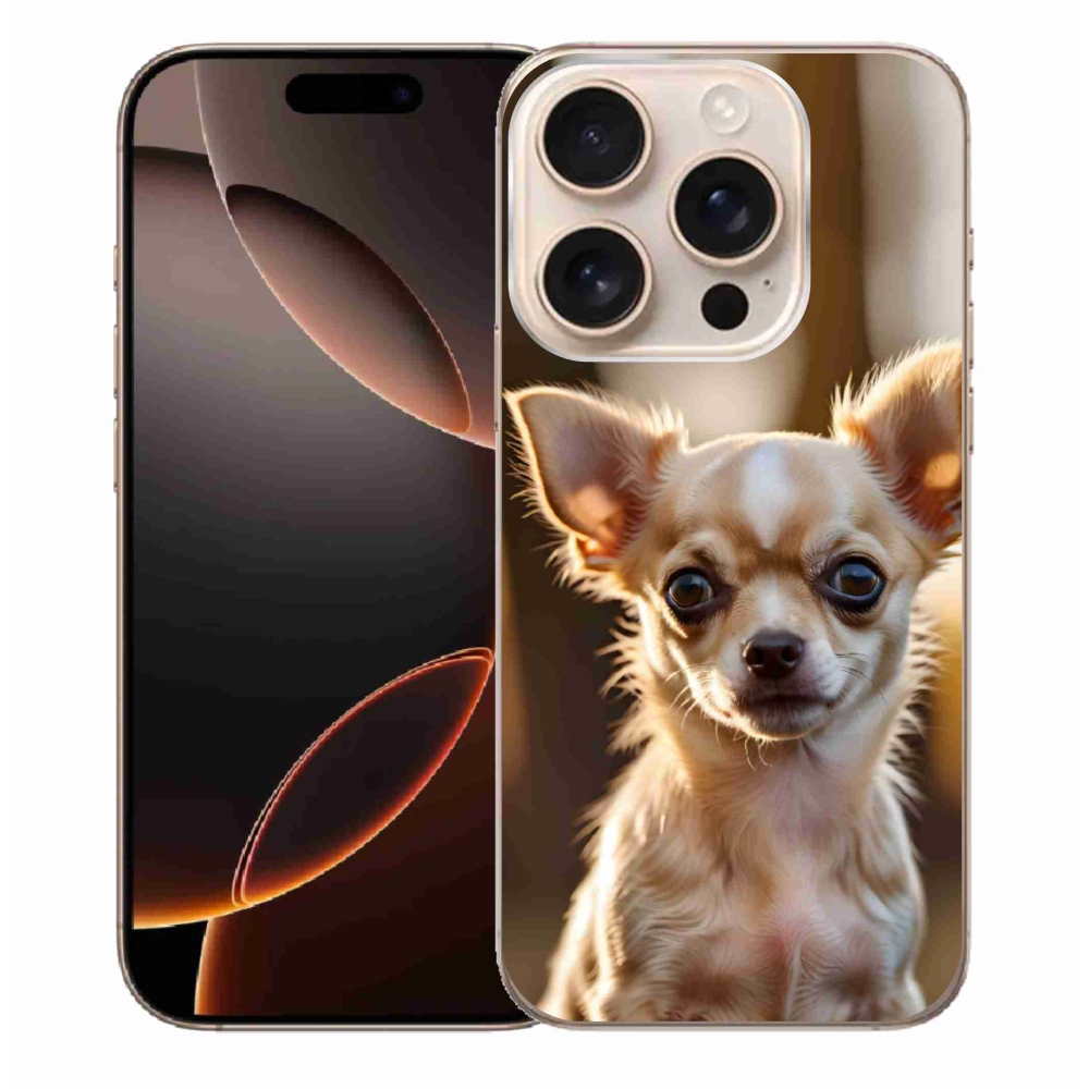 Gélový kryt mmCase na iPhone 16 Pro Max - čivava 6