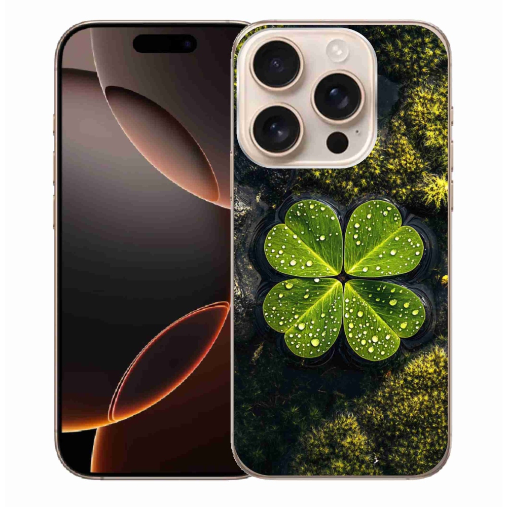 Gélový kryt mmCase na iPhone 16 Pro Max - štvorlístok