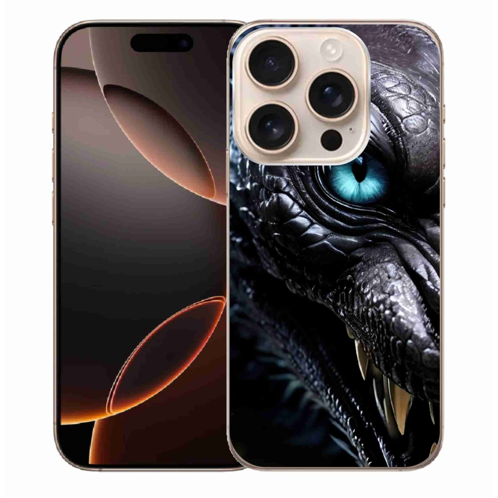 Gélový kryt mmCase na iPhone 16 Pro Max - dračí pohľad