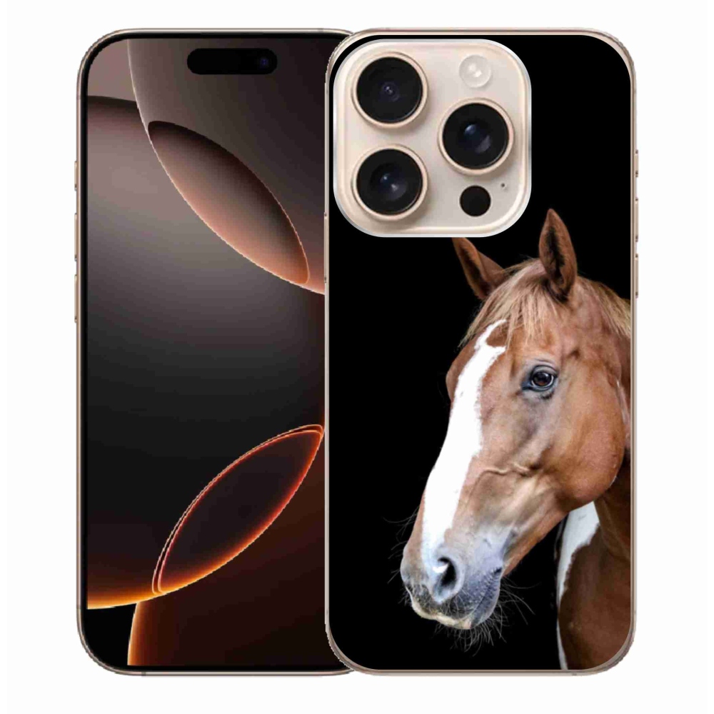 Gélový kryt mmCase na iPhone 16 Pro Max - hnedý kôň 3