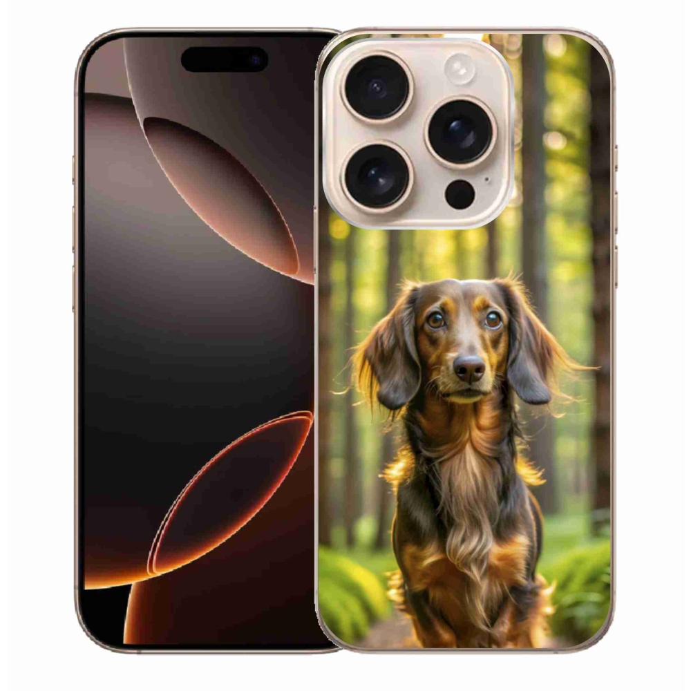 Gélový kryt mmCase na iPhone 16 Pro Max - jazvečík 4