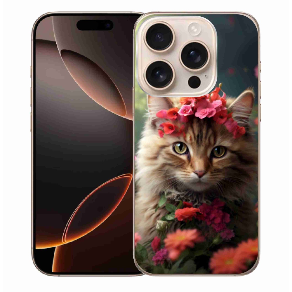 Gélový kryt mmCase na iPhone 16 Pro Max - mačacia princezná