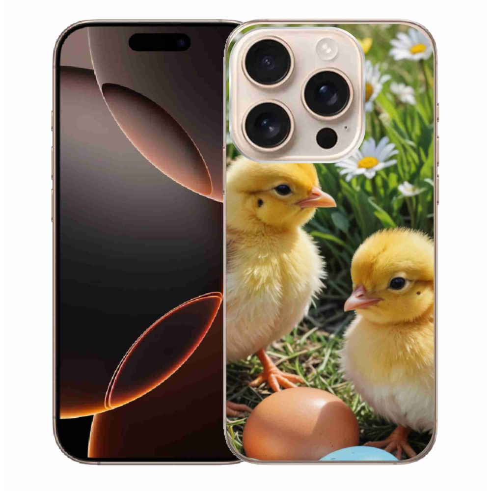 Gélový kryt mmCase na iPhone 16 Pro Max - kuriatka