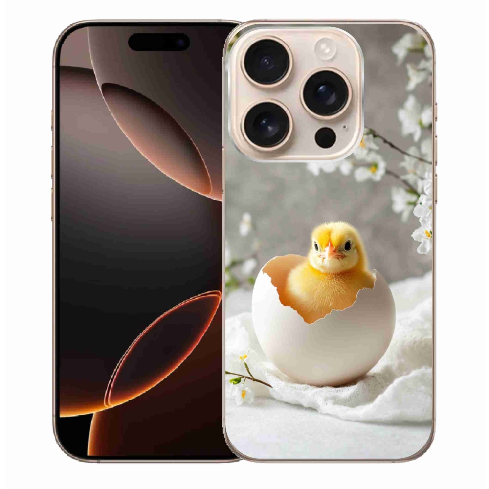 Gélový kryt mmCase na iPhone 16 Pro Max - kuriatko