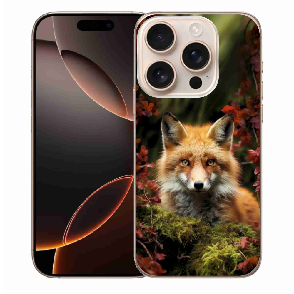 Gélový kryt mmCase na iPhone 16 Pro Max - líška v lese