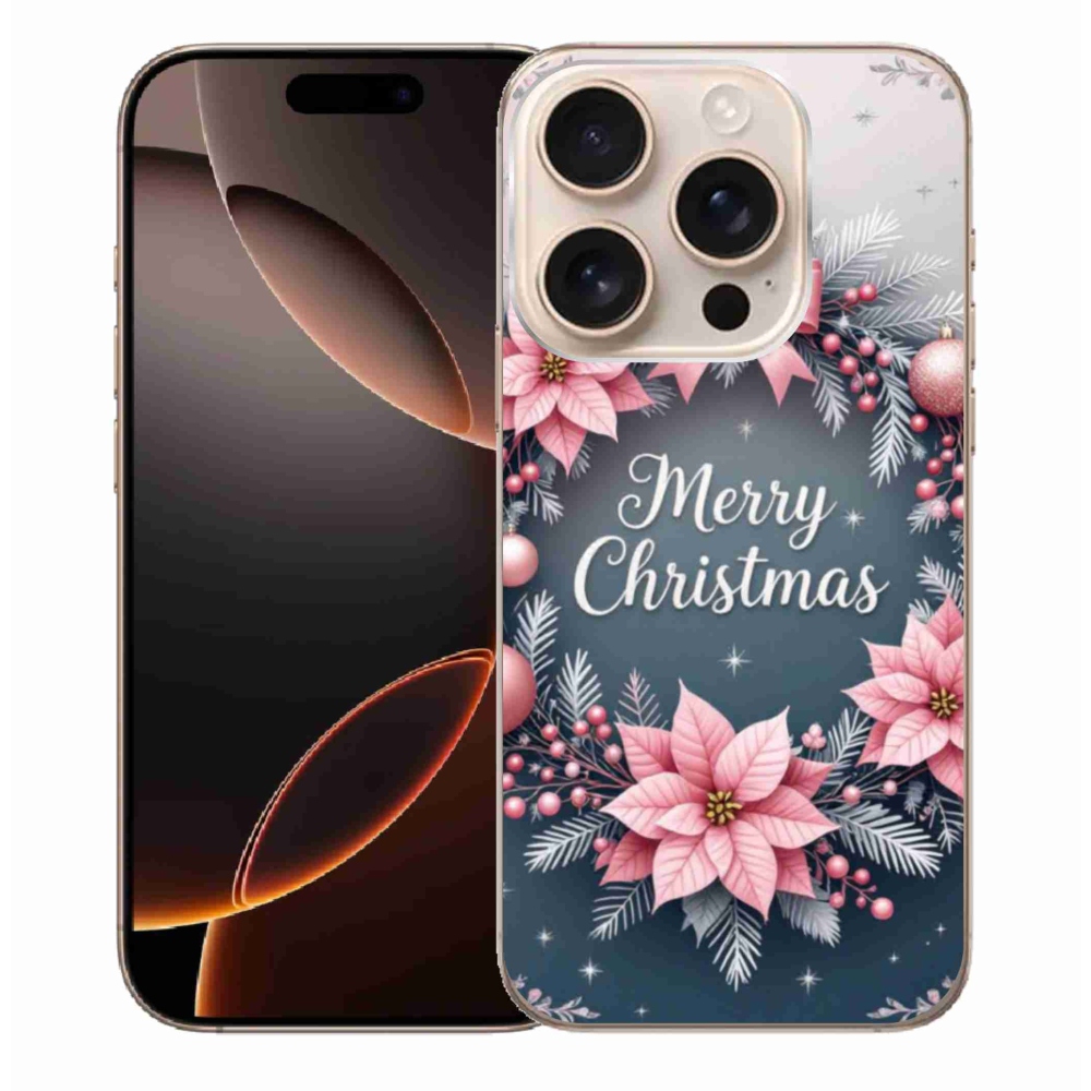 Gélový kryt mmCase na iPhone 16 Pro Max - merry christmas