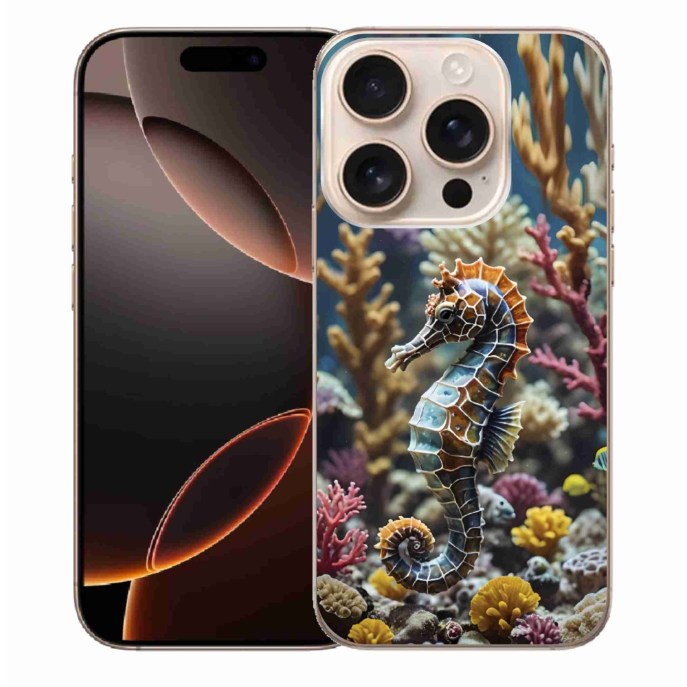 Gélový kryt mmCase na iPhone 16 Pro Max - morský koník 2