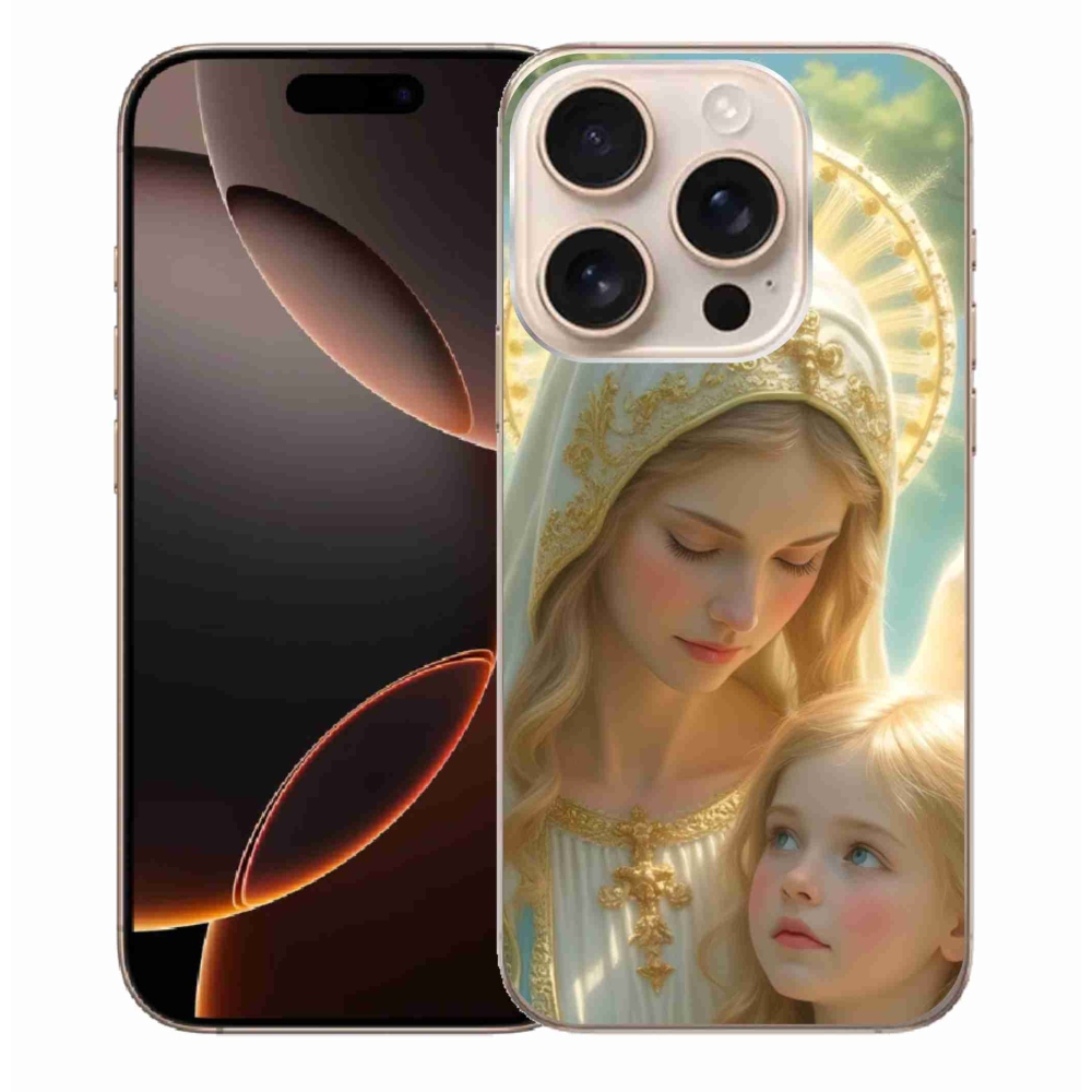 Gélový kryt mmCase na iPhone 16 Pro Max - náboženský motív 2