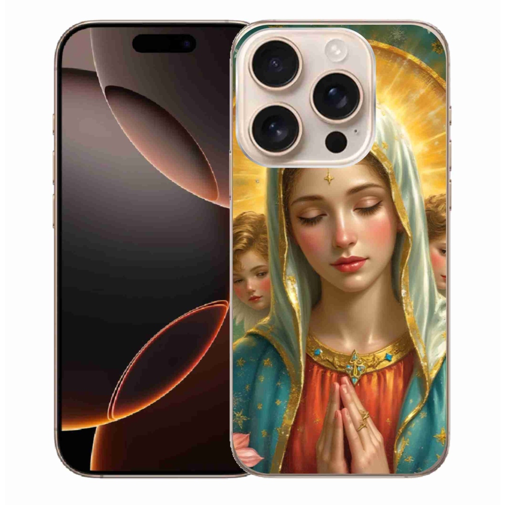 Gélový kryt mmCase na iPhone 16 Pro Max - náboženský motív 3