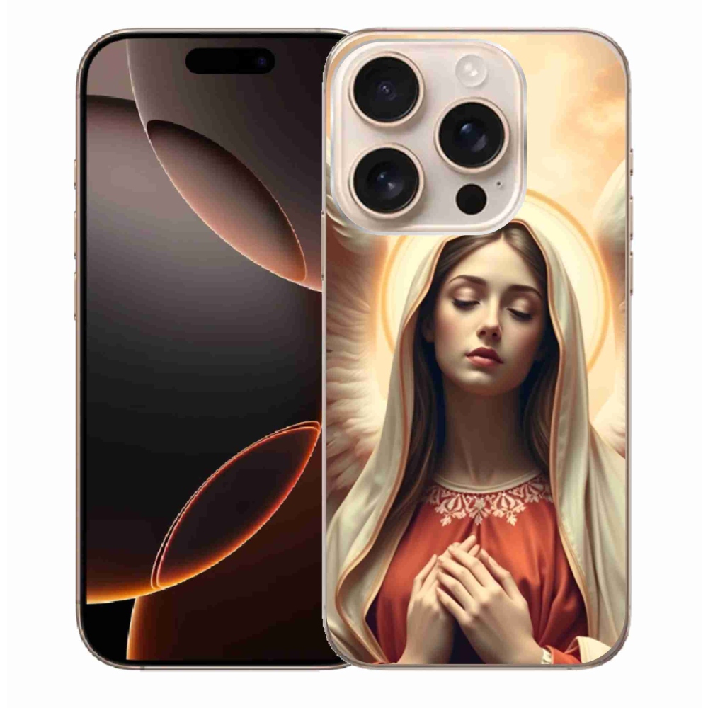 Gélový kryt mmCase na iPhone 16 Pro Max - náboženský motív