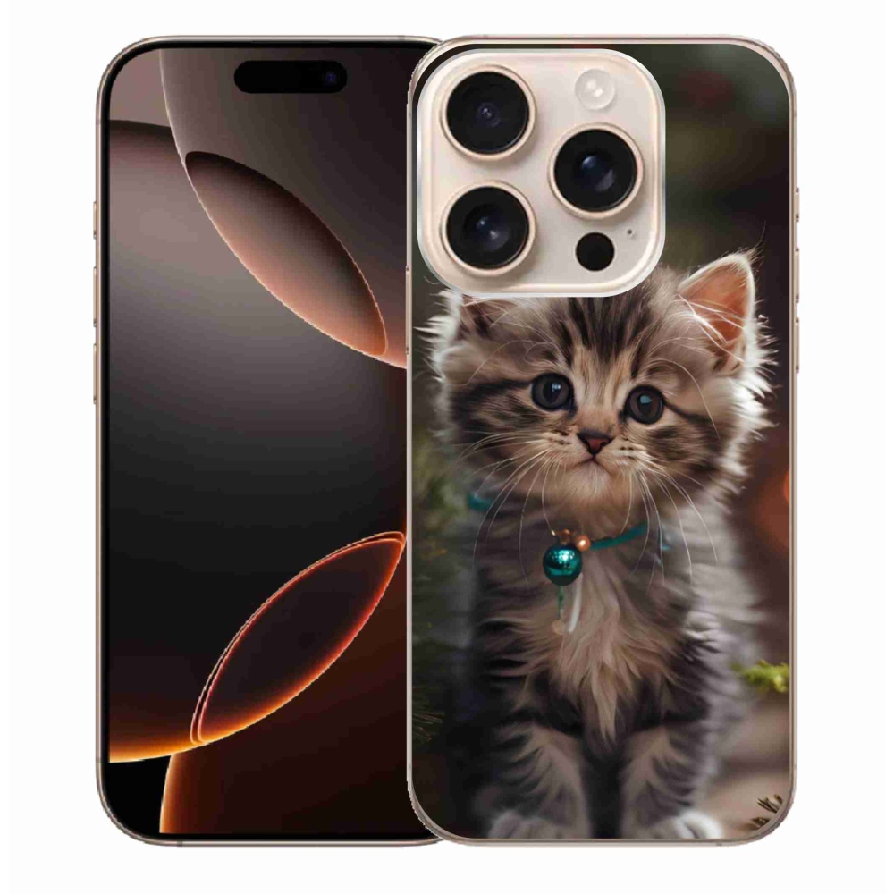 Gélový kryt mmCase na iPhone 16 Pro Max - roztomilé mačiatko 11