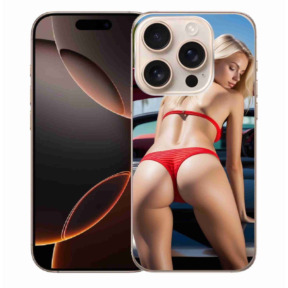 Gélový kryt mmCase na iPhone 16 Pro Max - sexy žena 2