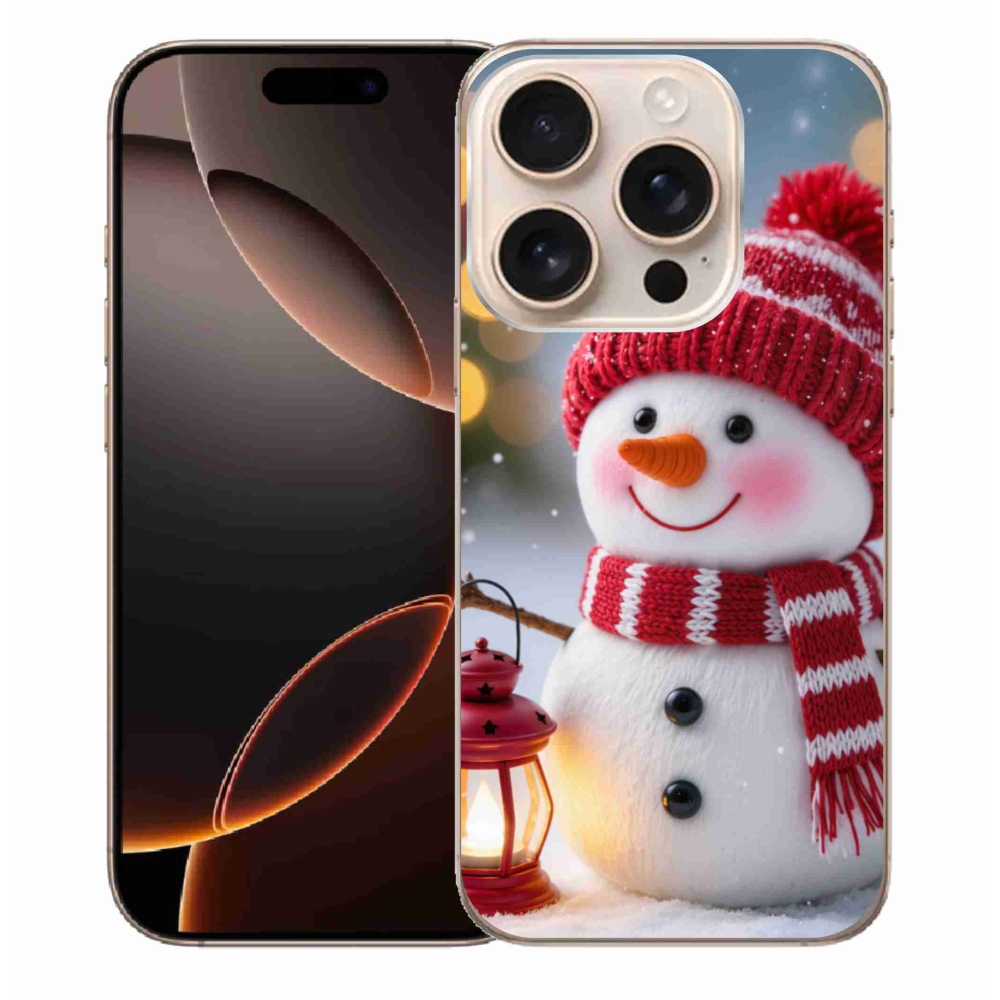 Gélový kryt mmCase na iPhone 16 Pro Max - snehuliak 2