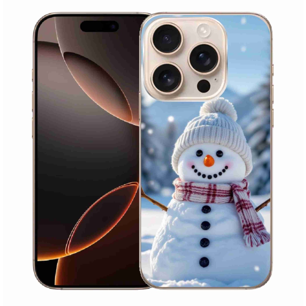 Gélový kryt mmCase na iPhone 16 Pro Max - snehuliak 3