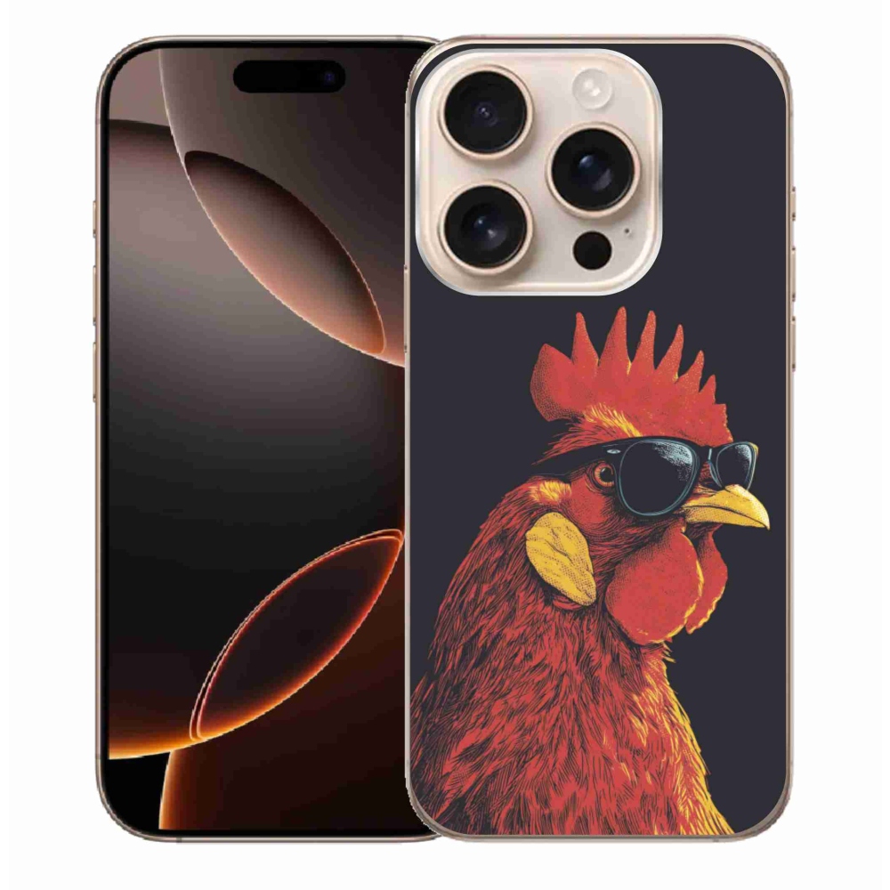 Gélový kryt mmCase na iPhone 16 Pro Max - štýlový kohút