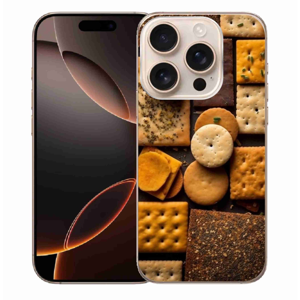 Gélový kryt mmCase na iPhone 16 Pro Max - sušienky