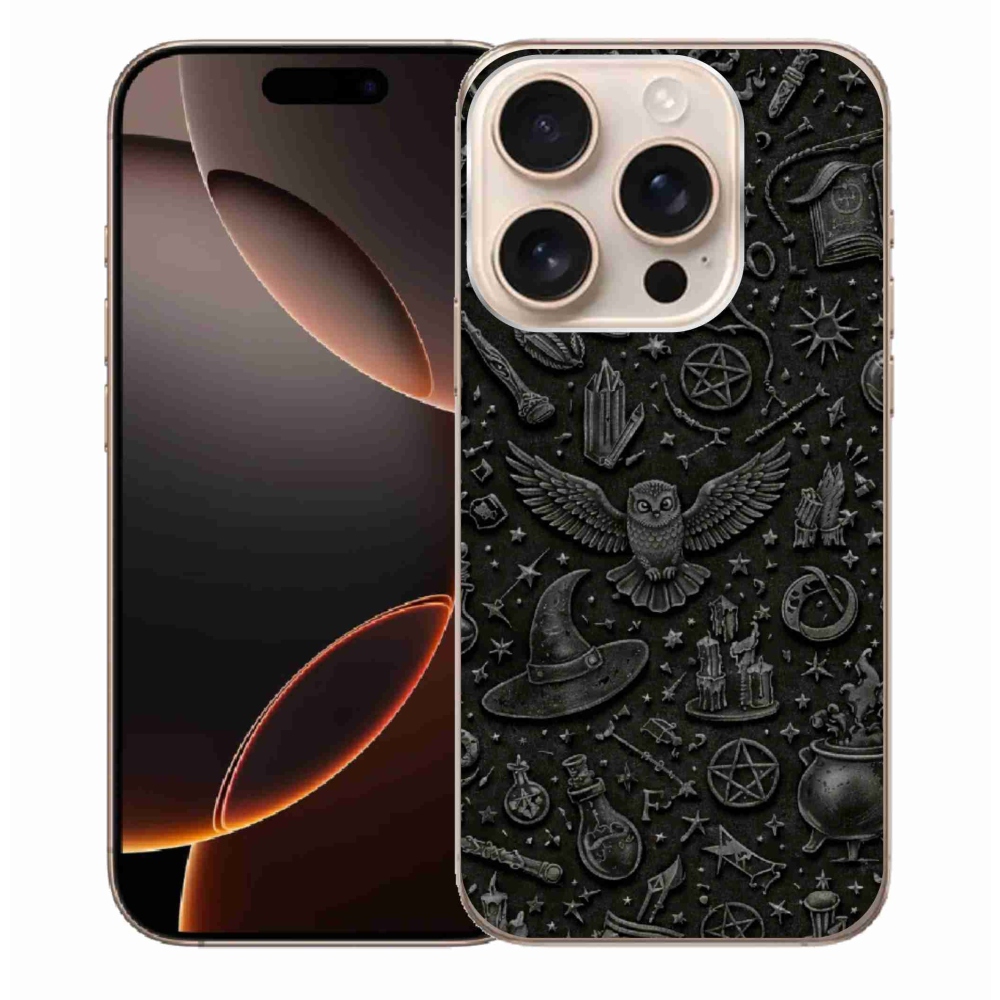 Gélový kryt mmCase na iPhone 16 Pro Max - tmavý magický svet