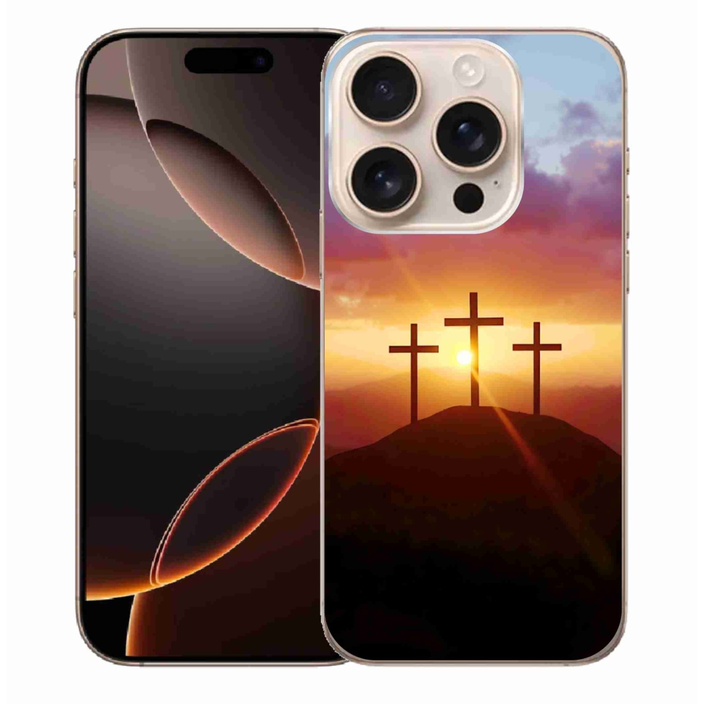 Gélový kryt mmCase na iPhone 16 Pro Max - tri kríža