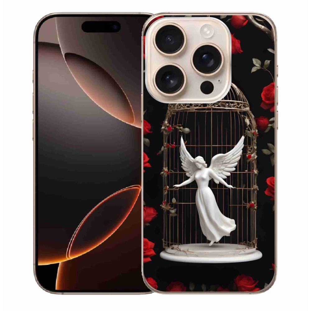 Gélový kryt mmCase na iPhone 16 Pro Max - uväznený anjel