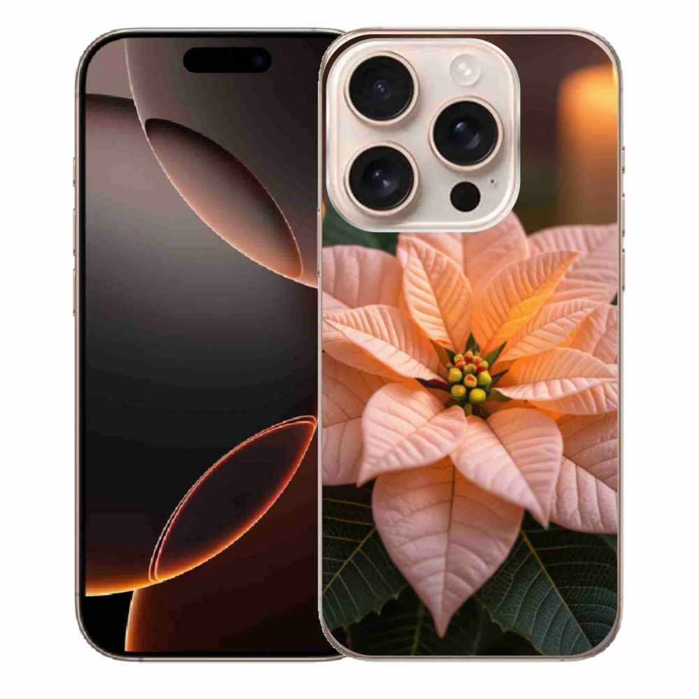 Gélový kryt mmCase na iPhone 16 Pro Max - vianočná hviezda