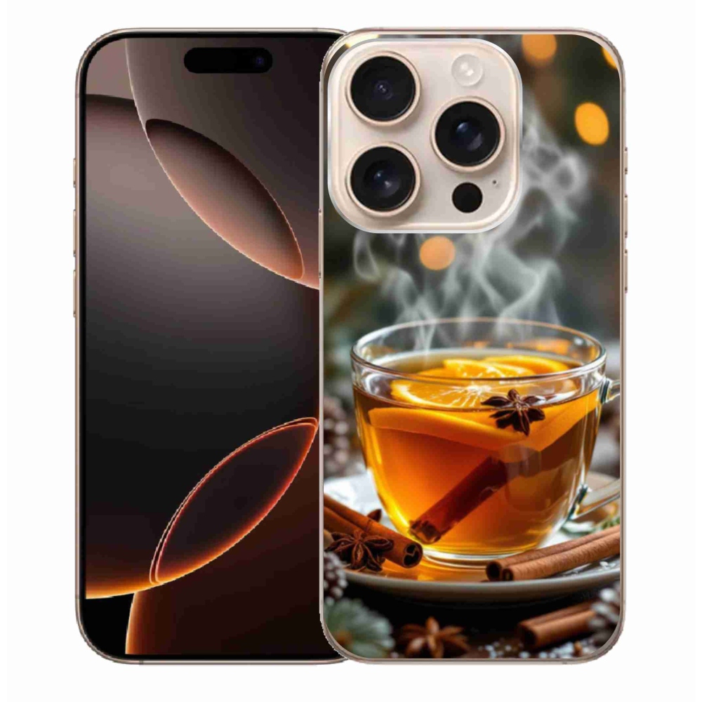 Gélový kryt mmCase na iPhone 16 Pro Max - vianočný punč