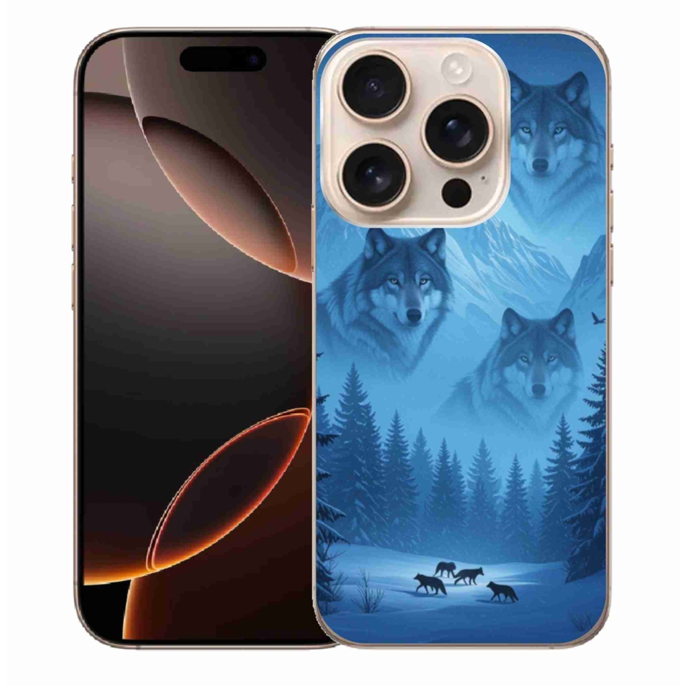 Gélový kryt mmCase na iPhone 16 Pro Max - vlčia svorka