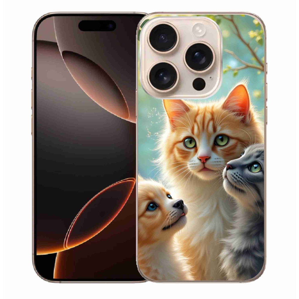 Gélový kryt mmCase na iPhone 16 Pro Max - zvieracie priateľstvo 2
