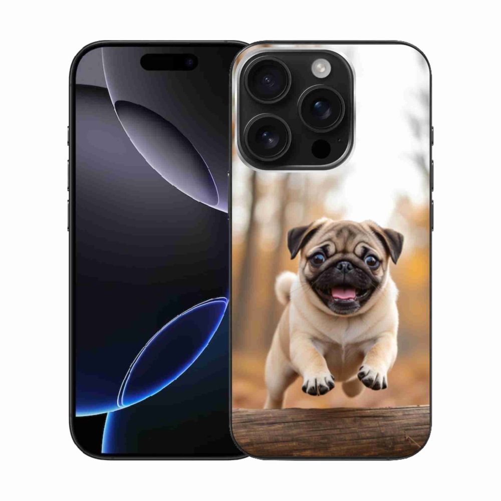 Gélový kryt mmCase na iPhone 16 Pro - mops 2