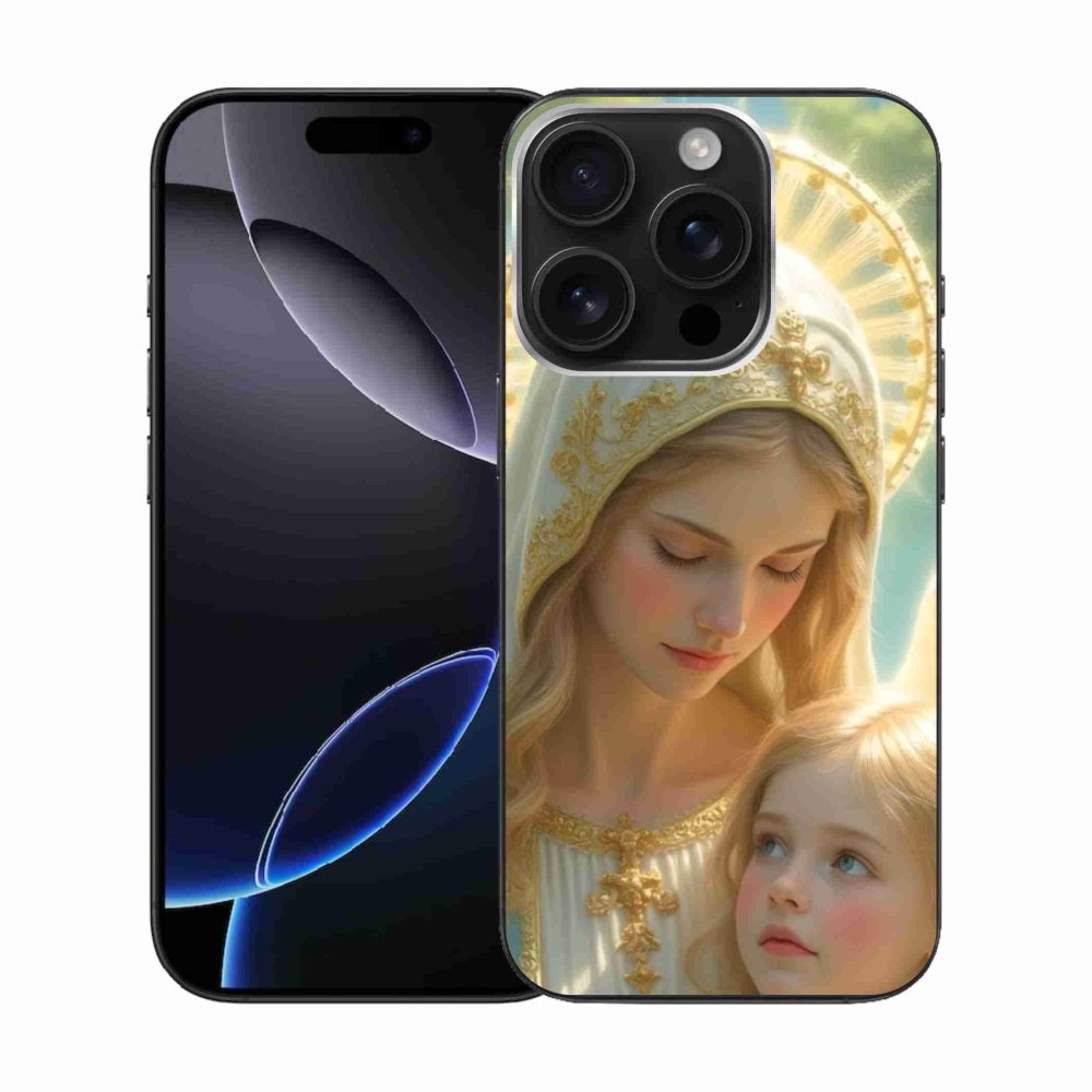 Gélový kryt mmCase na iPhone 16 Pro - náboženský motív 2