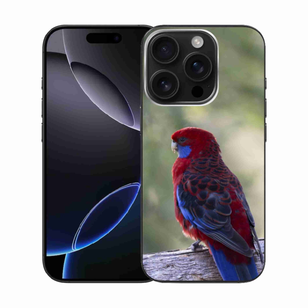 Gélový kryt mmCase na iPhone 16 Pro - papagáj rosela