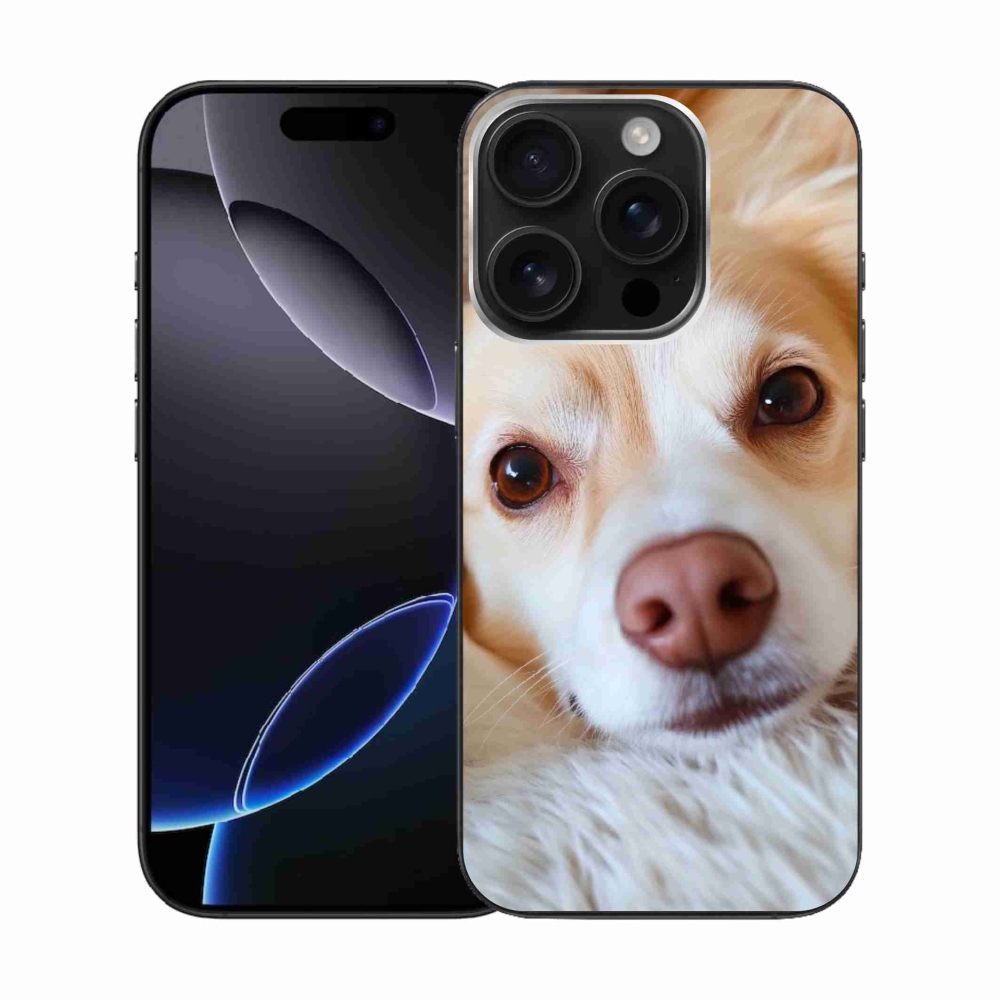 Gélový kryt mmCase na iPhone 16 Pro - Roztomilá čivava