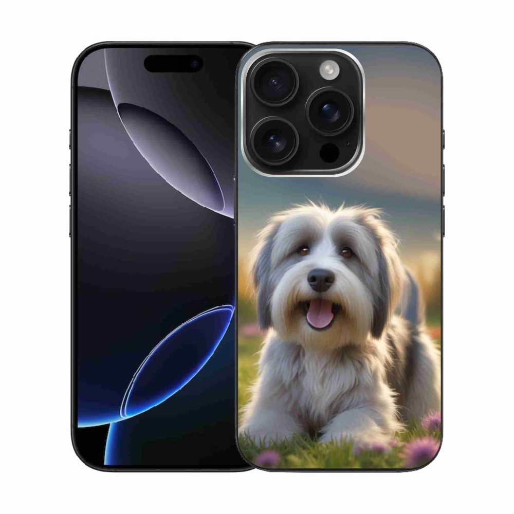 Gélový kryt mmCase na iPhone 16 Pro - roztomilý havanský psík