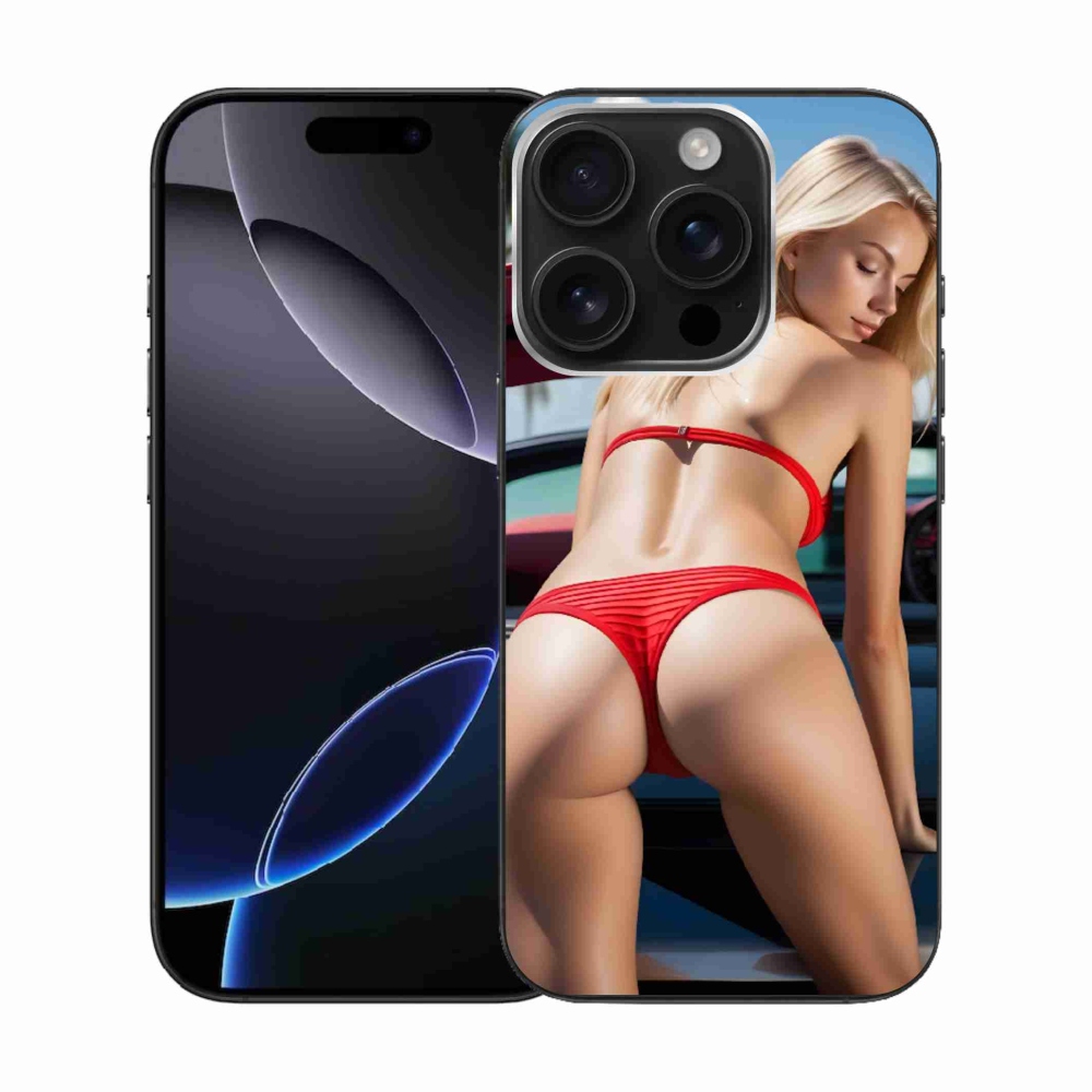 Gélový kryt mmCase na iPhone 16 Pro - sexy žena 2