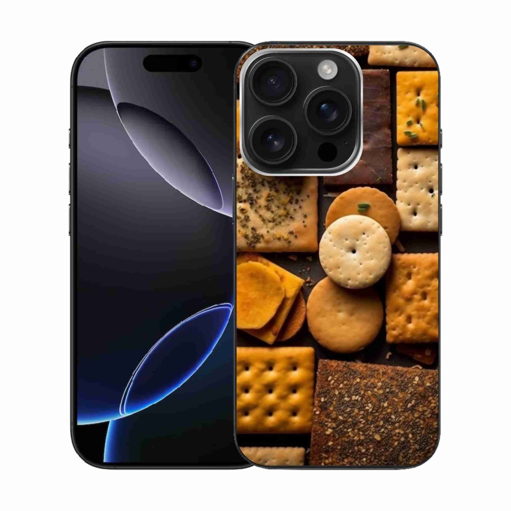 Gélový kryt mmCase na iPhone 16 Pro - sušienky