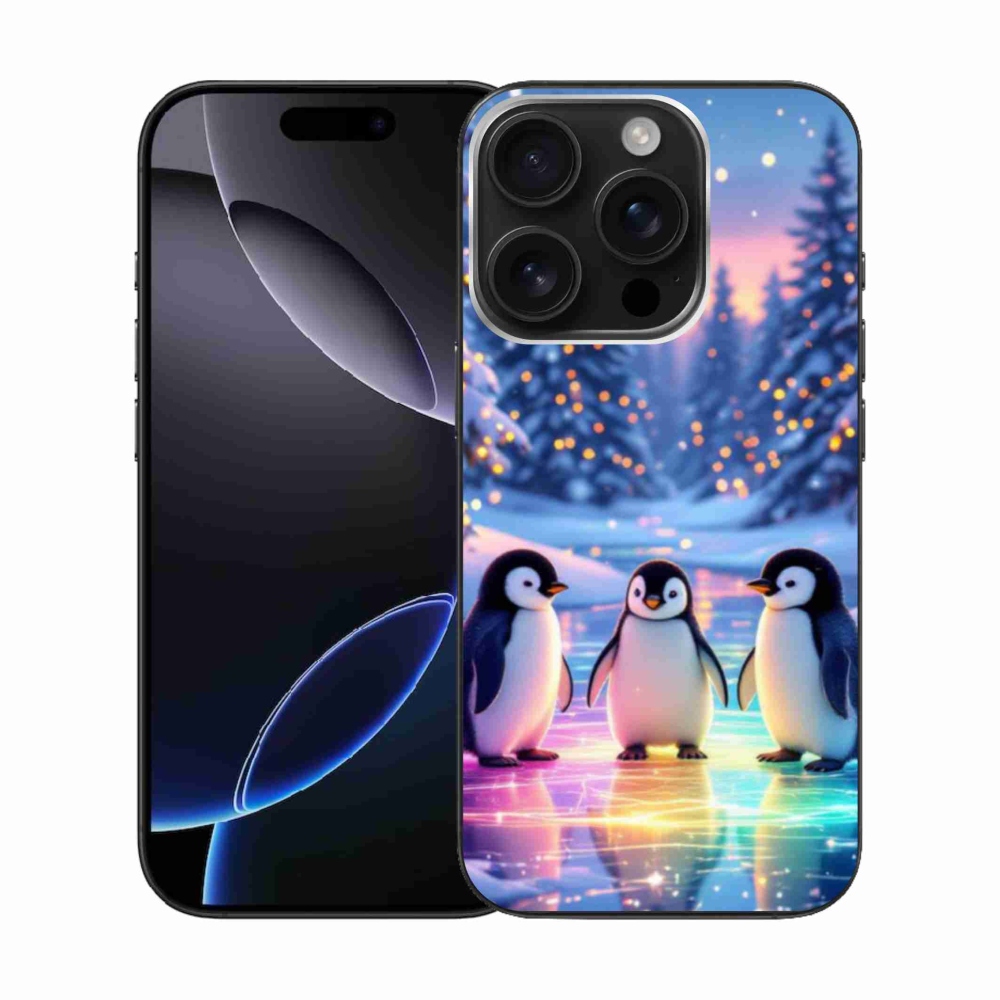 Gélový kryt mmCase na iPhone 16 Pro - tučníci