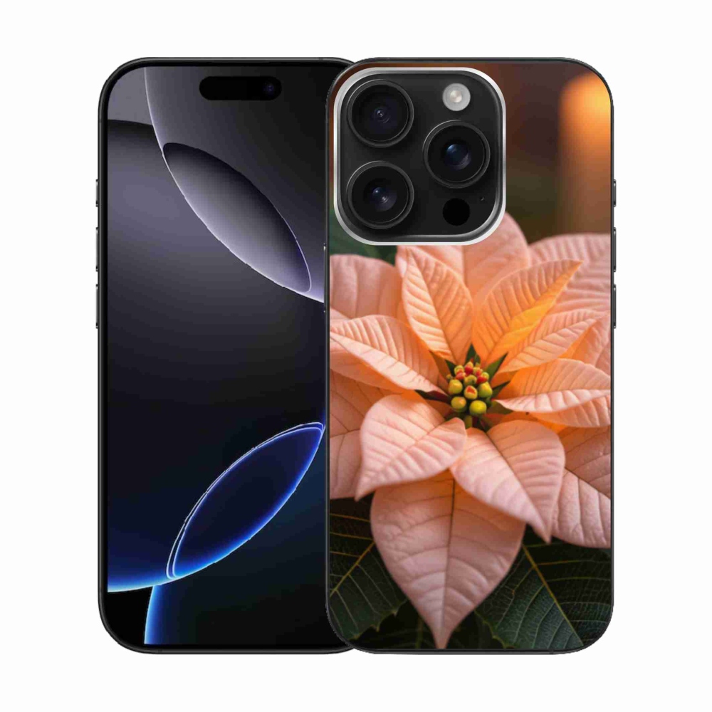 Gélový kryt mmCase na iPhone 16 Pro - vianočná hviezda