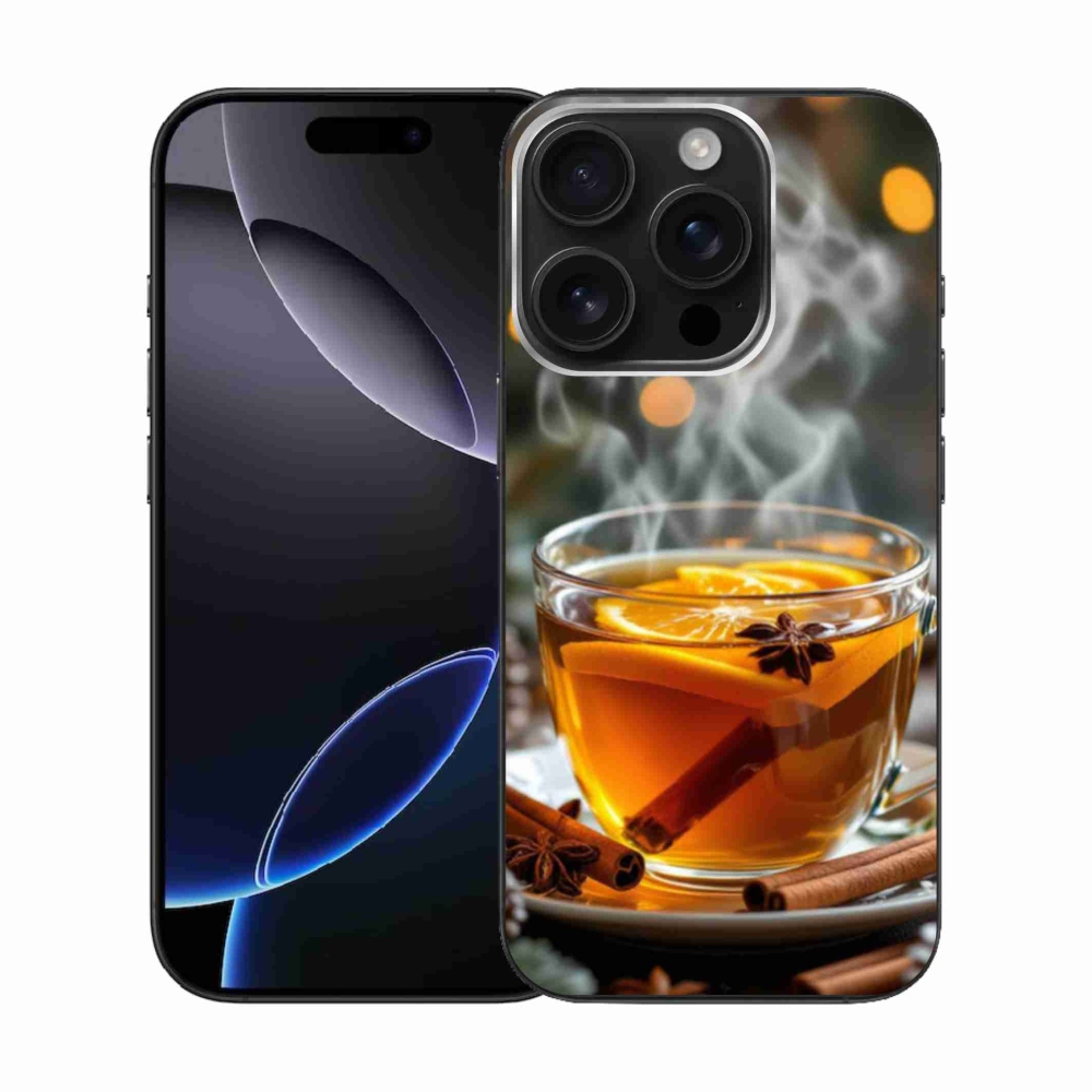 Gélový kryt mmCase na iPhone 16 Pro - vianočný punč