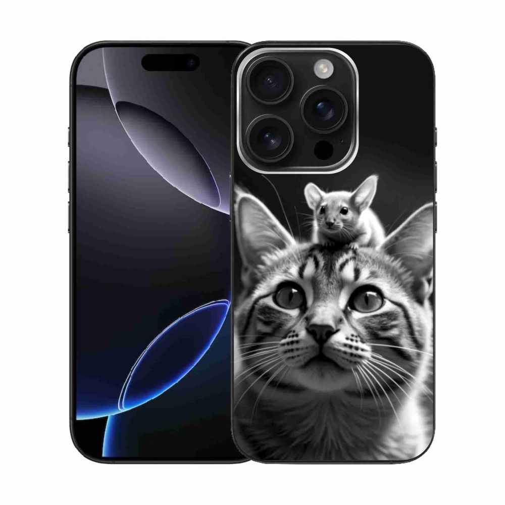 Gélový kryt mmCase na iPhone 16 Pro - zvieracie priateľstvo 2