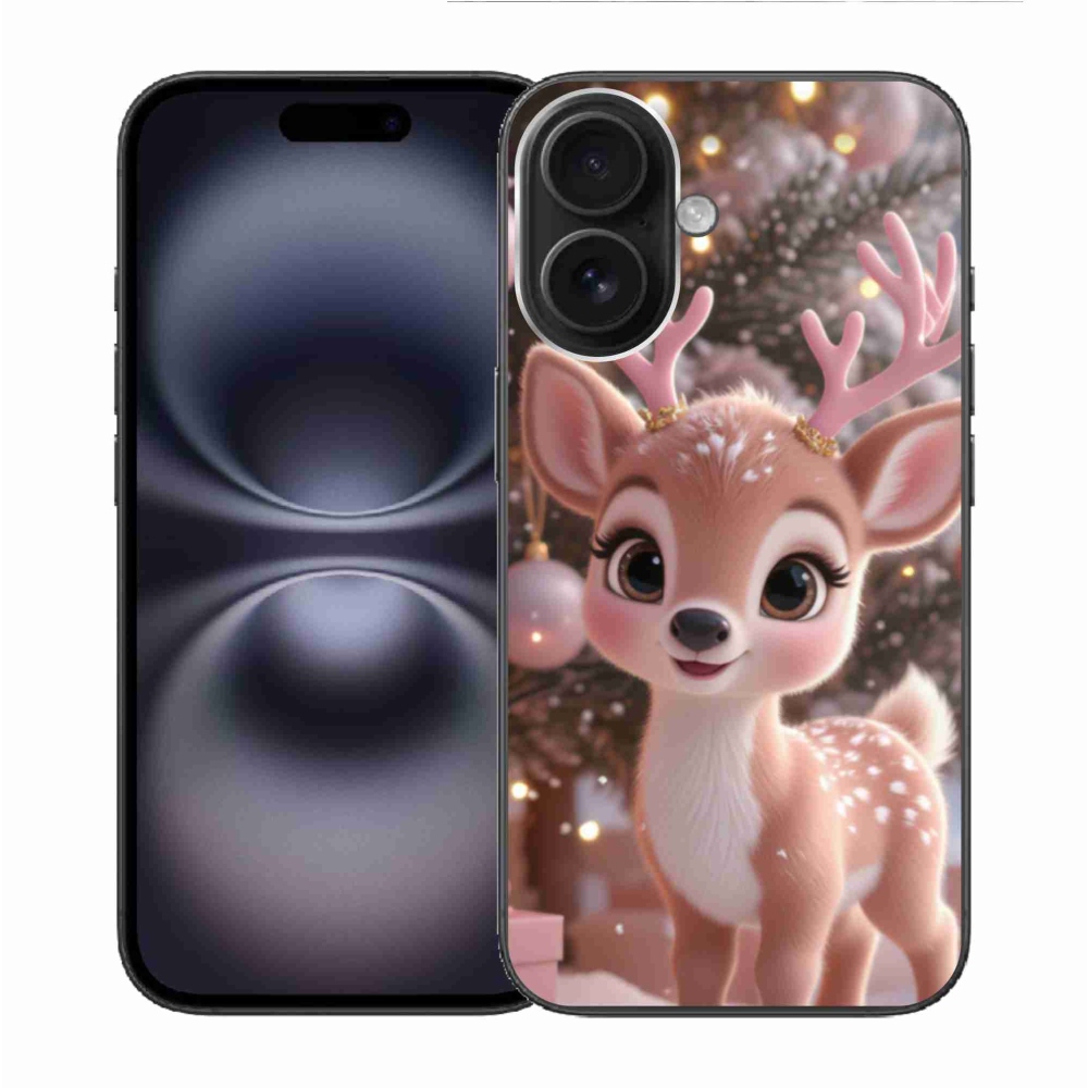 Gélový kryt mmCase na iPhone 16 - roztomilý sob