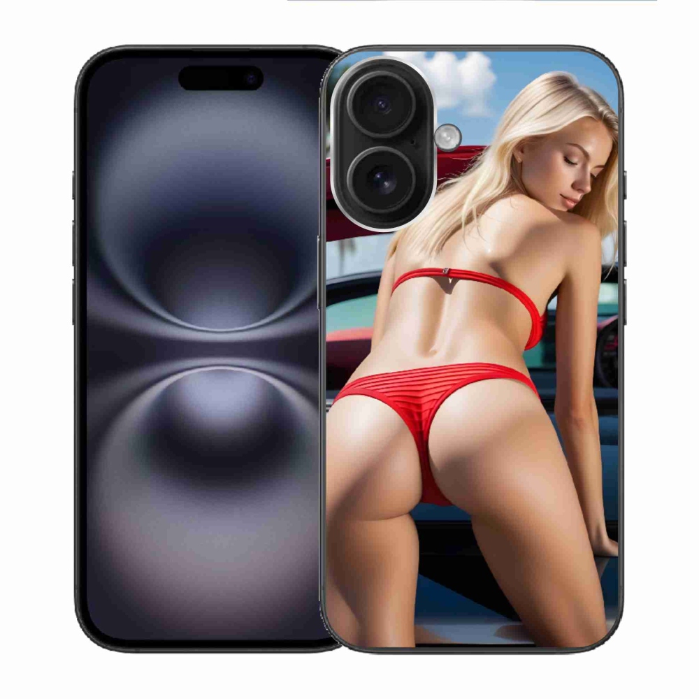 Gélový kryt mmCase na iPhone 16 - sexy žena 2