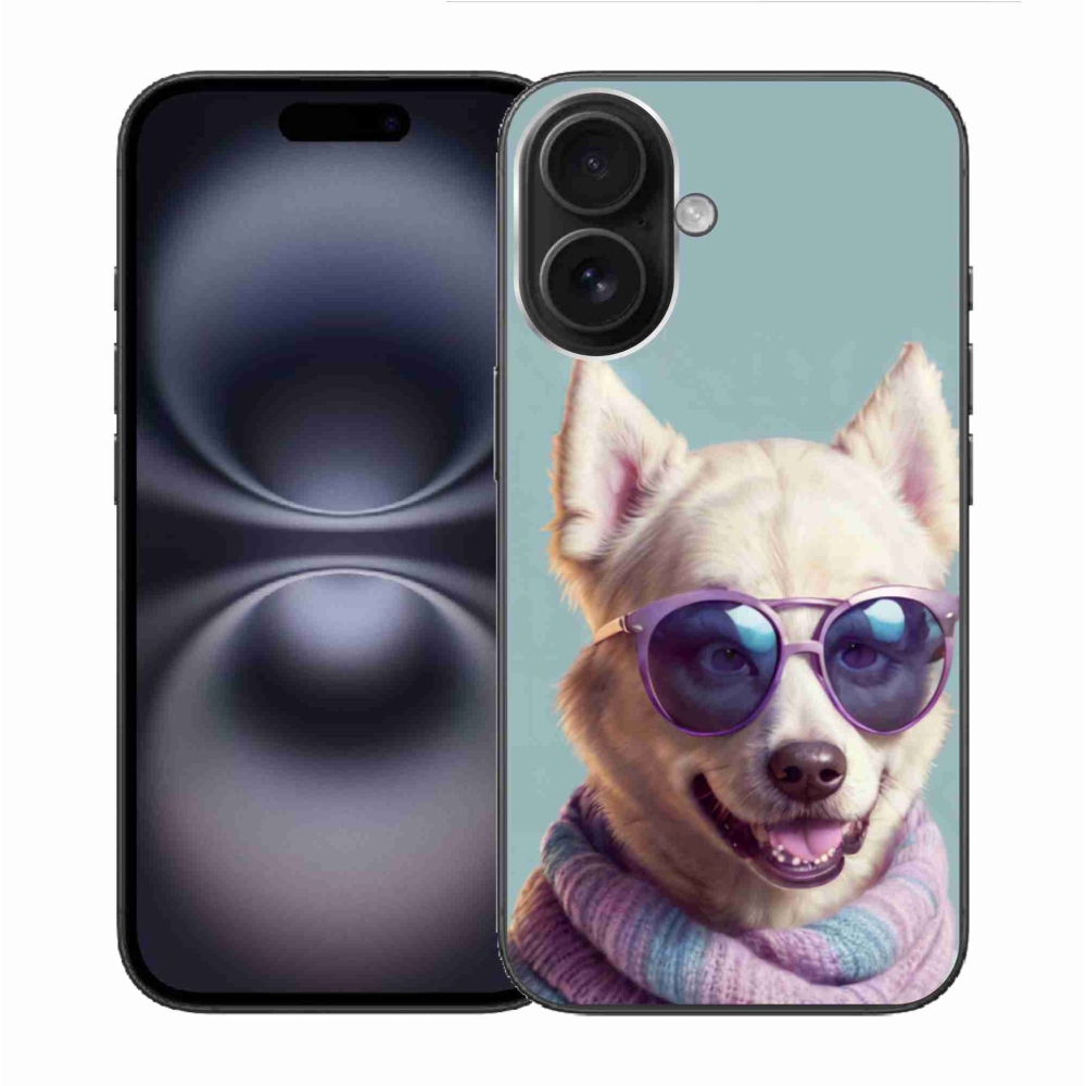 Gélový kryt mmCase na iPhone 16 - štýlový nemecký špic