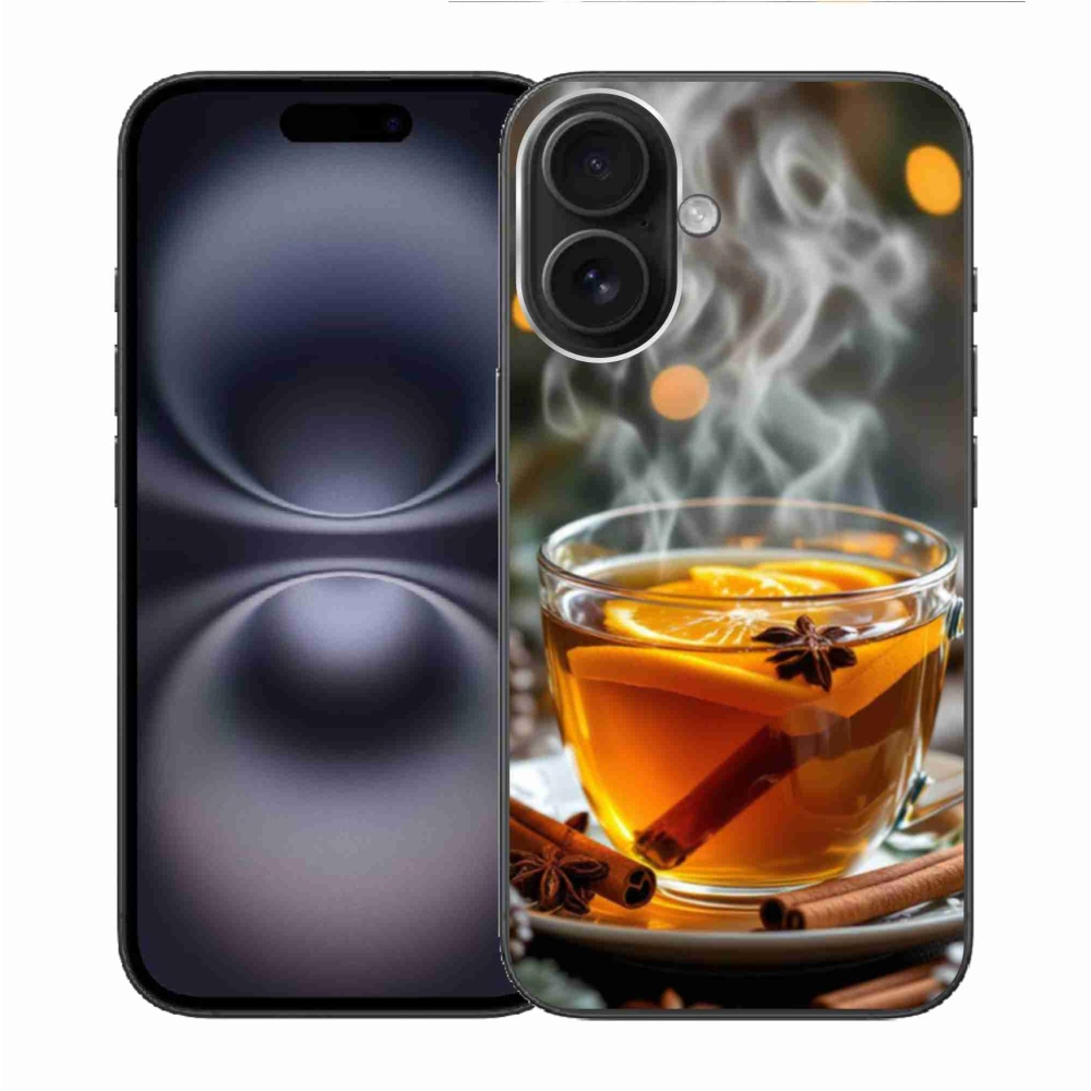 Gélový kryt mmCase na iPhone 16 - vianočný punč