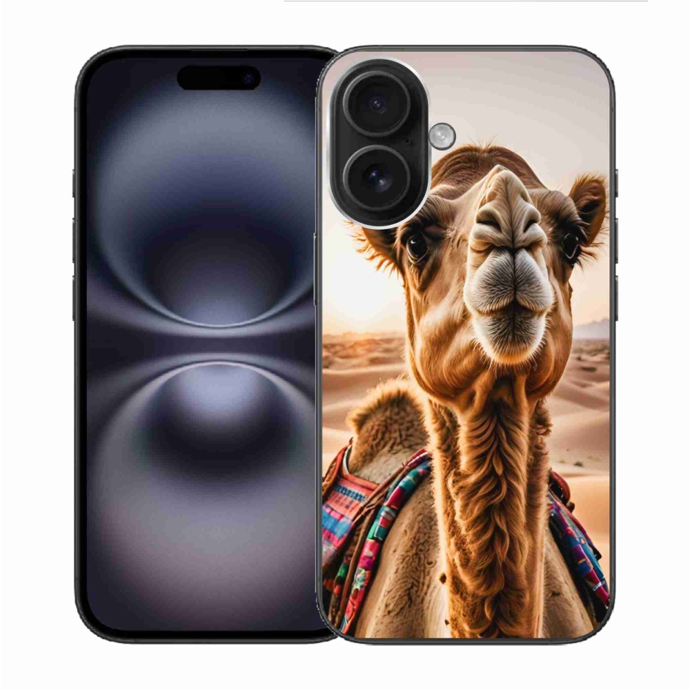 Gélový kryt mmCase na iPhone 16 - ťava