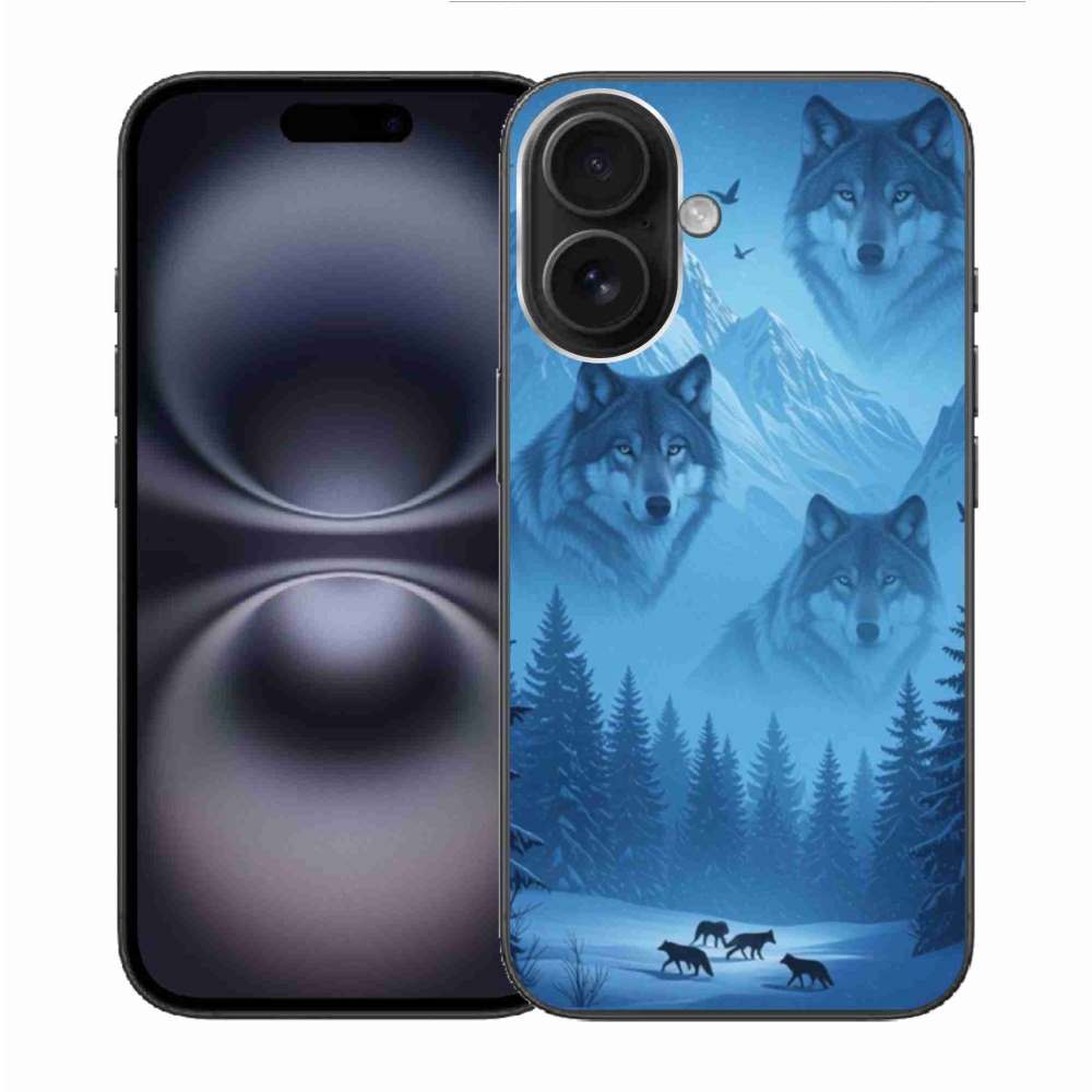 Gélový kryt mmCase na iPhone 16 - vlčia svorka