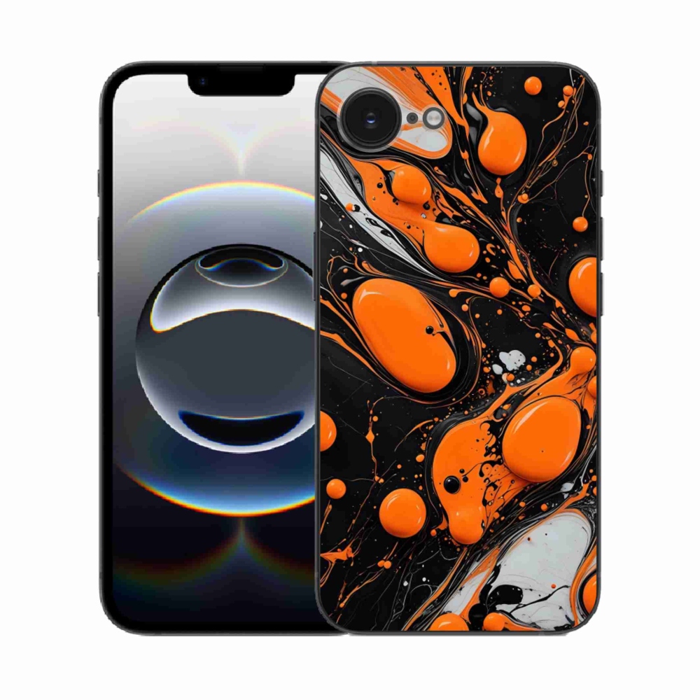 Gélový kryt mmCase na iPhone 16e - abstraktný motív 41